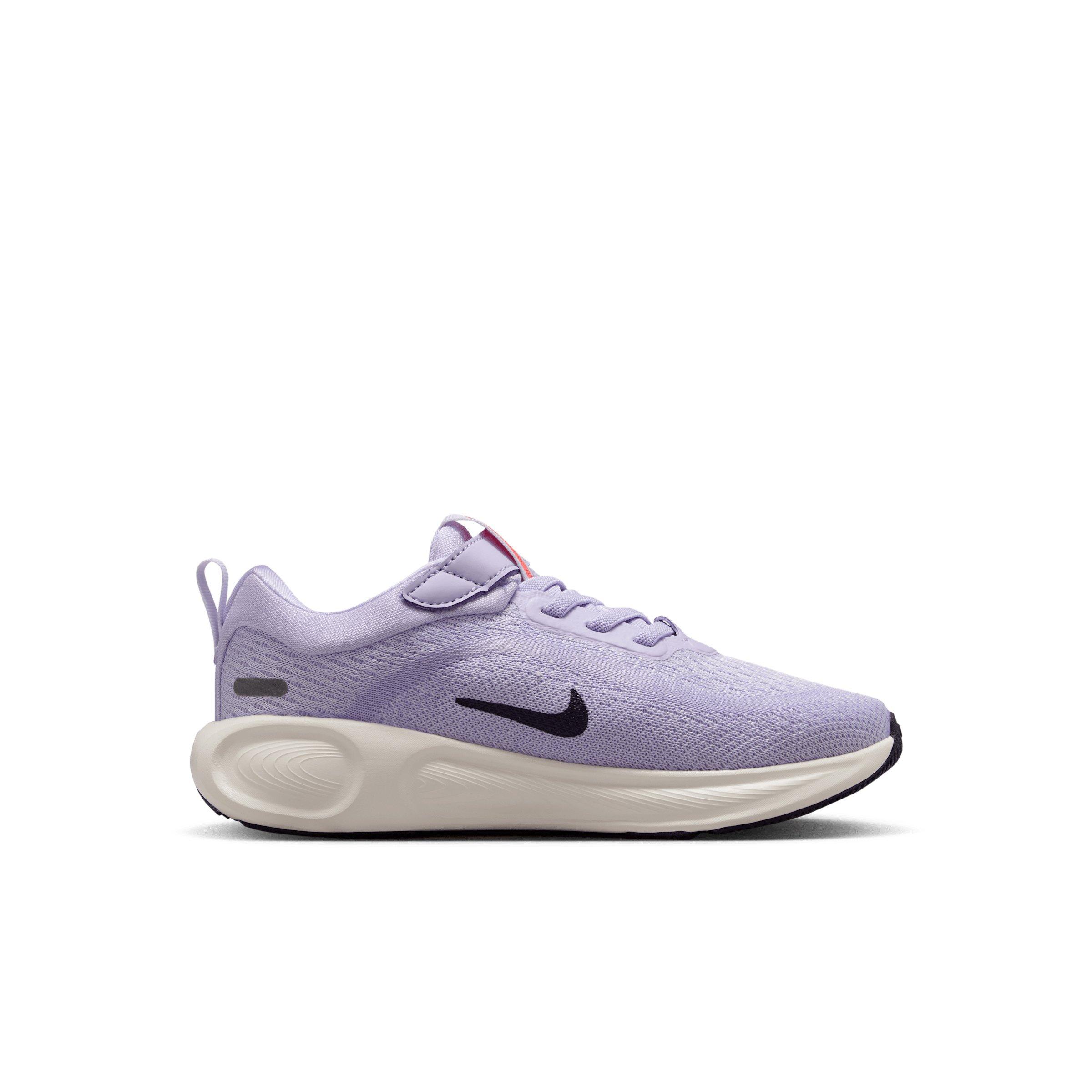 Nike Stellar Ride "Violet Mist/Barely Grape/Hot Lava/Purple Dynasty" Preschool Girls' Running Shoe - VIOLET/GRAPE/LAVA/PURPLE